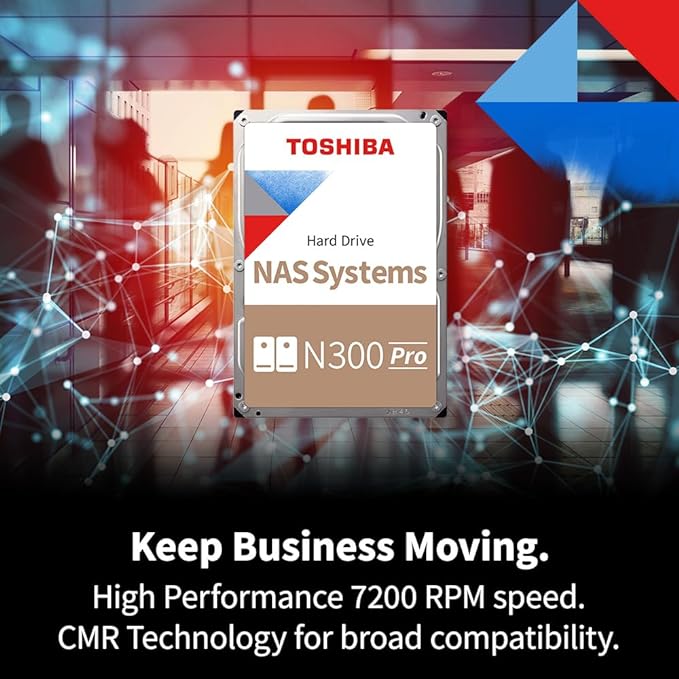 Toshiba N300 PRO 18TB Large-Sized Business NAS 3.5-Inch Internal Hard Drive - Image 4