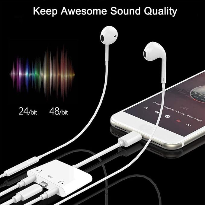 3in1 Lighting to 3.5mm, Headphone Adapter - Image 7