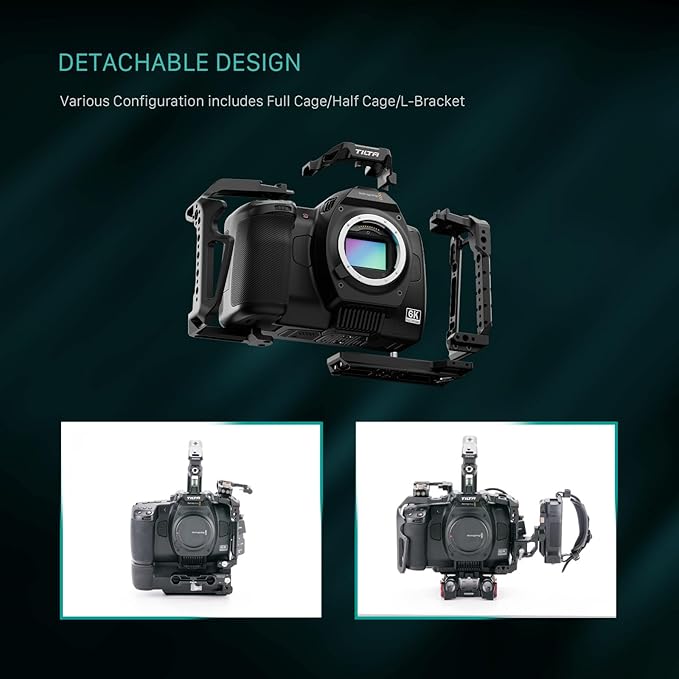 Tilta Advanced Kit for BMCC 6K | Includes Full Cage, Top Handle, Adv. Side - Image 6