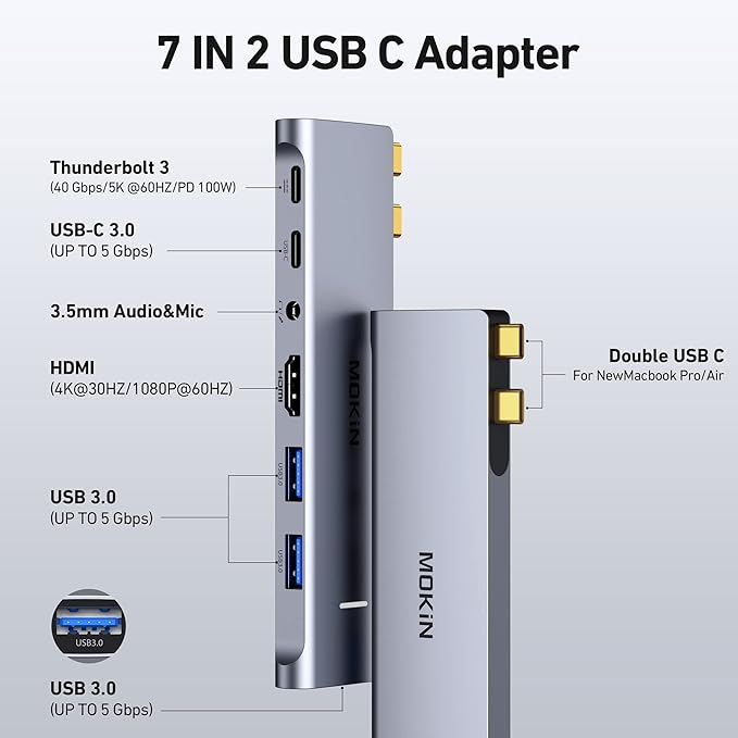 MacBook Pro Adapter, USB C Adapter - Image 2