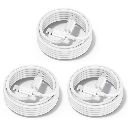 60W USB C to USB C Cable iPhone 16 15 Fast Charging Cable, 6ft Long USB-C to by chcela