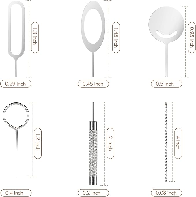 13 Pcs Sim Card Removal Tool Sim Card Tool Sim Ejector Tool iPhone Sim Card - Image 2