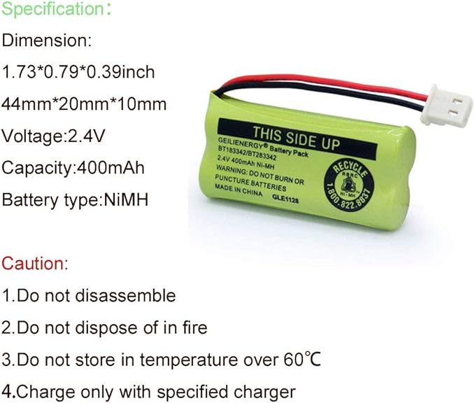 GEILIENERGY BT162342/BT262342 Battery Compatible - Image 2