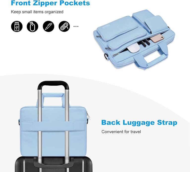 MOSISO Laptop Shoulder Bag, Computer Bag - Image 2