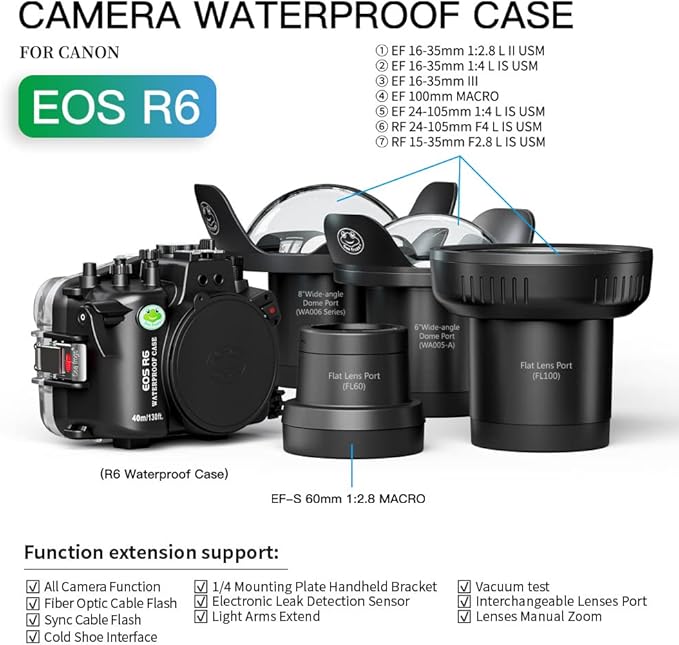 Sea frogs Underwater Camera Case Compatible - Image 7