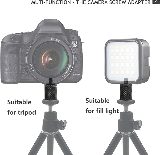12 Pcs 1/4" & 3/8" Camera Screw Adapter Set - Image 3