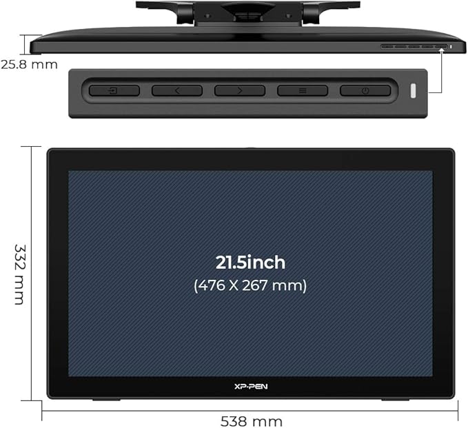 Drawing Tablet with Screen XPPen Artist 22 2nd Computer Graphics Tablet 122% - Image 5