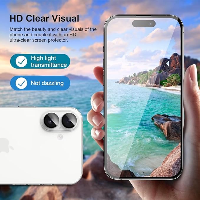 2 pack Full 9H+ Military Grade Glass Screen Protector - Image 6
