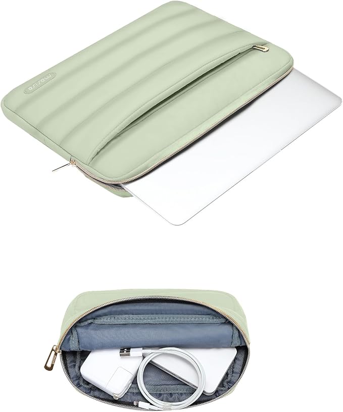 MOSISO 13.3 inch Laptop Case, 13-13.3 inch Puffy Laptop Sleeve Compatible - Image 3