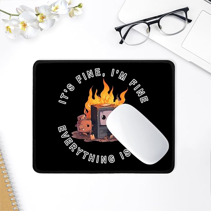 ITNRSIIET Mouse Pad with Stitched Edge Premium Textured Smooth Precise - Image 6