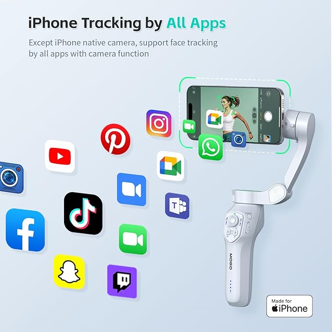 Only for iPhone, MOGO Gimbal Stabilizer - Image 5