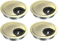 uxcell Cable Hole Cover, 2.4Inch/60mm Zinc Alloy Desk Wire Cord Cable Grommets by uxcell