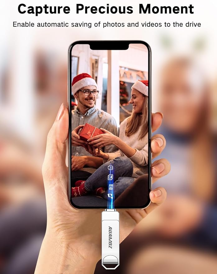 256GB Flash Drive Intended for iPhone, Memory Stick Storage Files Photos Videos - Image 7