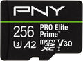 PNY 256GB PRO Elite Prime™ C10 U3 V30 A2 microSDXC Flash Memory Card – by PNY