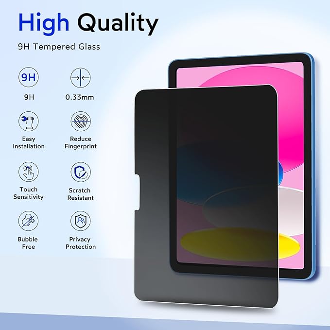 MOBDIK 1 Pack Privacy Screen Protector Compatible - Image 6
