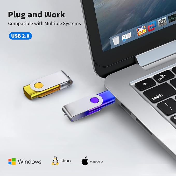 ABLAZE 64GB Flash Drive 2 Pack, USB 2.0 Thumb Drives - Image 2