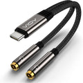 VIOY USB C to Dual 3.5mm Female Headphone Splitter, Type C to Headphone Audio by VIOY