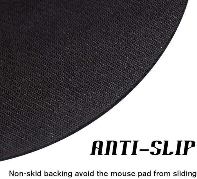 Cool Blue Galaxy Night Sky Pattern Mouse Pad Round Non-Slip Rubber Mousepad - Image 7