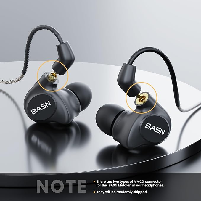 BASN Metalen in-Ear Monitors Headphones, 4 Drivers Musicians Noise Isolating - Image 8