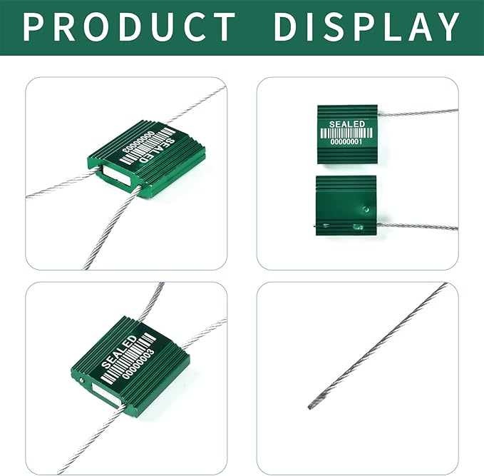 50 Green High Security Cable Seals - Image 4