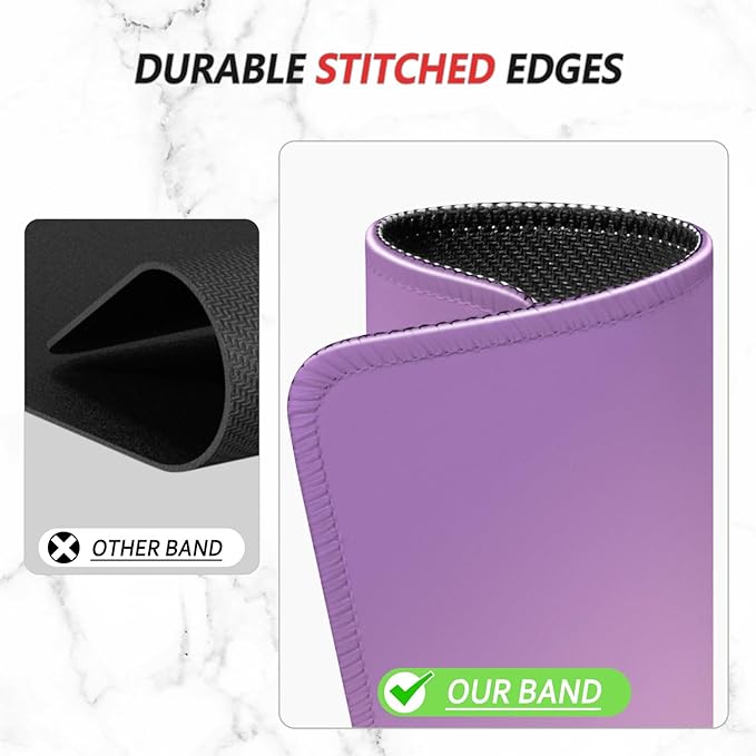 ITNRSIIET Mouse Pad Non-Slip Rubber Base Smooth Surface Stitched Edges - Image 5