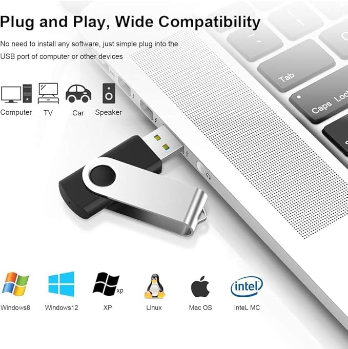 KEXIN 128GB Flash Drive 10 Pack 3.0 Flash Drive Bulk USB Thumb Drive 128 GB USB - Image 7