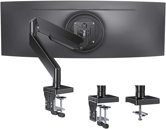 HUANUO Ultrawide Monitor Arm for 13 to 43 Inch Screens, Single Heavy Duty by HUANUO