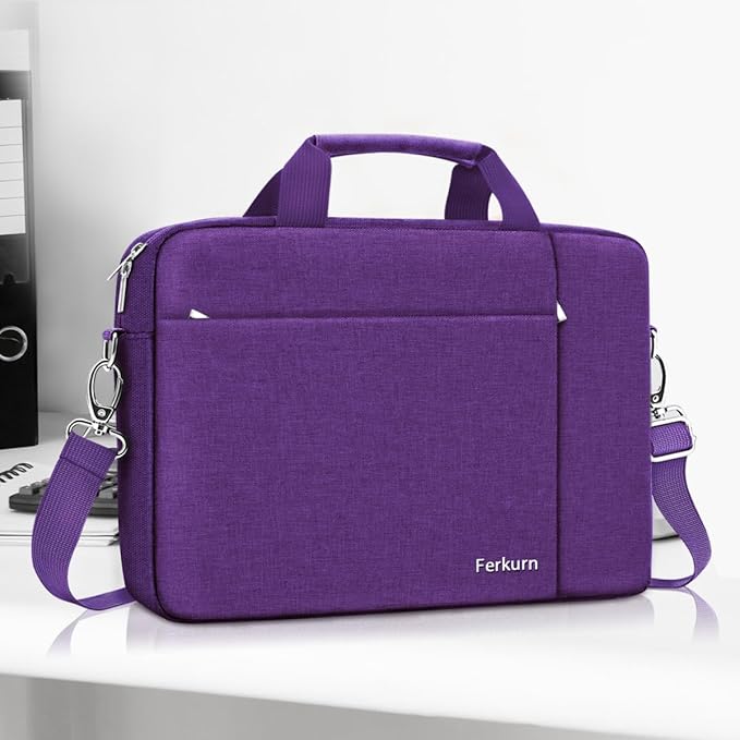 Ferkurn Laptop Bag Case for Women Men Computer Bag Compatible - Image 6