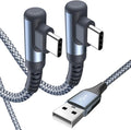 sweguard USB Type C iPhone 16 Pro Max Charger Cable Right Angle 3.1A Fast by Sweguard
