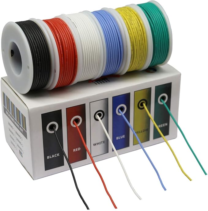 CBAZY™ Hook up Wire Kit 20 Gauge Flexible Silicone Rubber Electric Wire 6 - Image 3