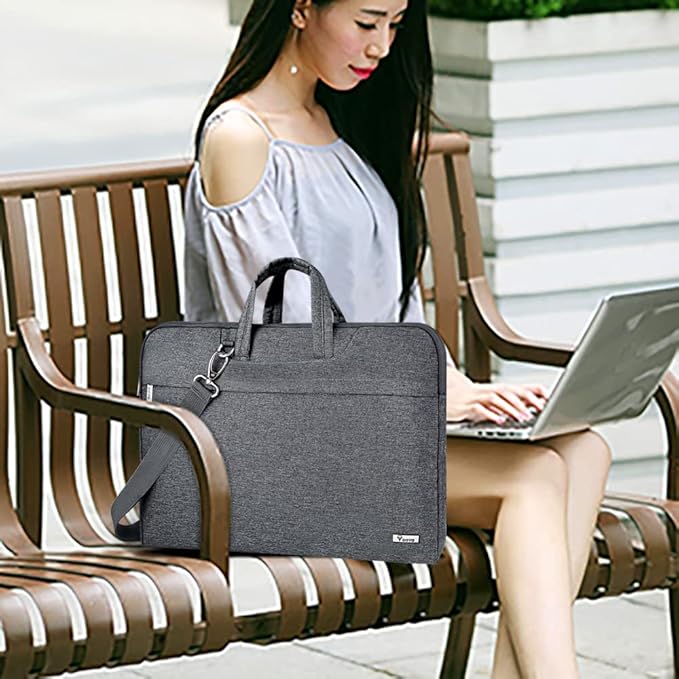 Voova Laptop Bag 15.6 Inch, Waterproof Computer Sleeve Carrying Case - Image 7