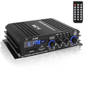 4.1 Channel Bluetooth 5.0 Mini Audio Amplifier Receiver, 4×50 W + Active by Romicta