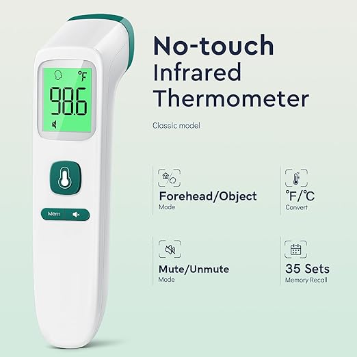 Forehead Thermometer for Adults and Kids, Fast Accurate Thermometer - Image 2