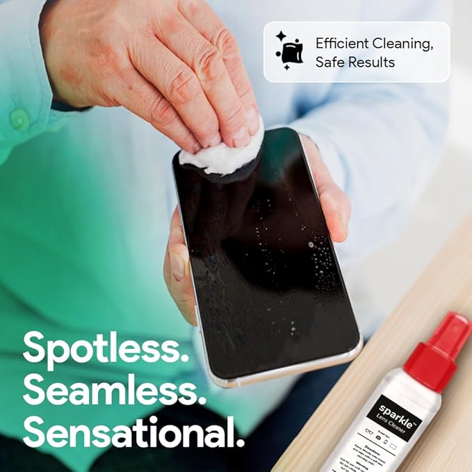 Sparkle Anti-Reflective Lens Cleaner Spray kit | 2oz Glasses Cleaner Spray + - Image 6