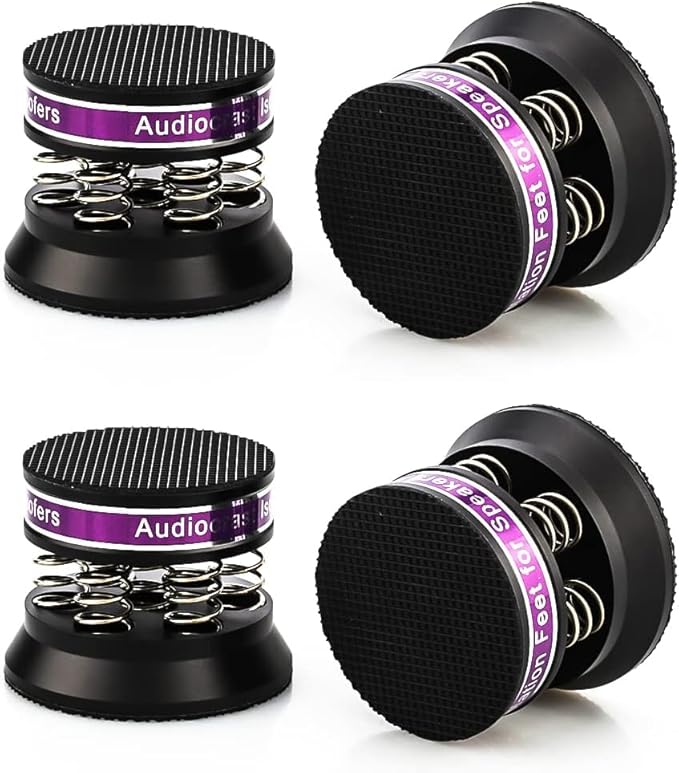 Tertullus 4pcs Spring Speaker Feet Isolation Foot 43mm×38.5mm Stand HiFi by Tertullus