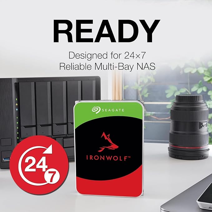 Seagate IronWolf 8TB NAS Internal Hard Drive HDD – 3.5 Inch SATA 6Gb/s 7200 RPM - Image 4