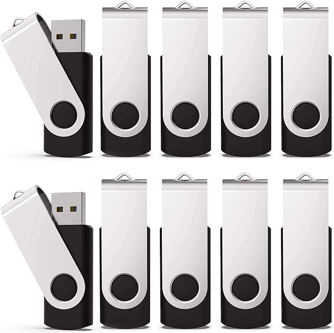KEXIN 10 Pack 32GB Flash Drive USB Drive Memory Stick Thumb Drive by Home
