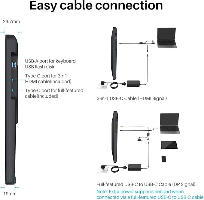 HUION Kamvas 22 Plus QLED Drawing Tablet - Image 4