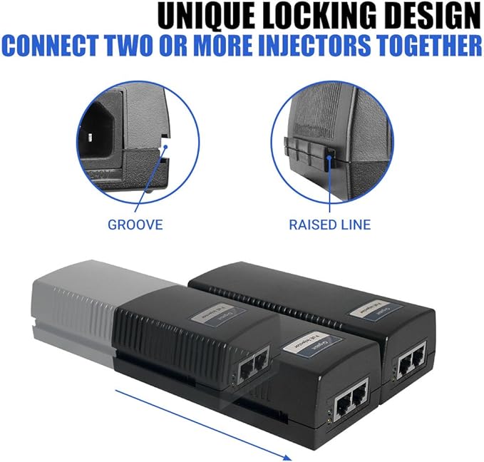 BV-Tech Gigabit Power Over Ethernet PoE++ Injector | 90W | 802.3 af/at/bt | - Image 4