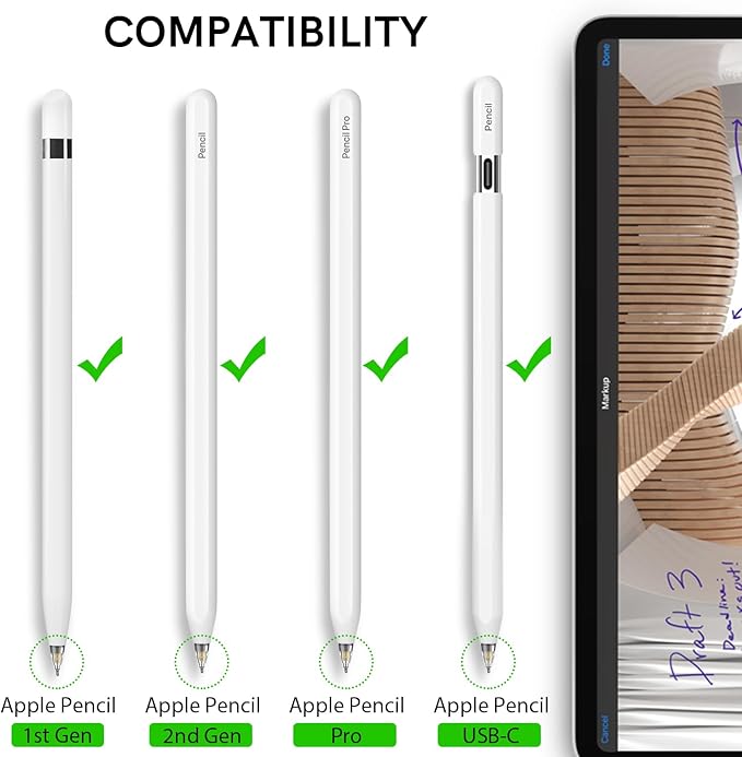 Delidigi 4 Packs Replacement Tips Compatible - Image 2