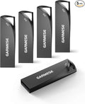 8GB USB Flash Drive, 5 Pack Waterproof Metal USB Memory Stick Slim USB 2.0 by GARMESE