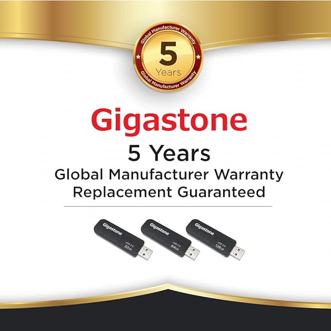 GIGASTONE V30 32GB USB 2.0 Flash Drive 5-Pack, Capless Retractable Design Pen - Image 7