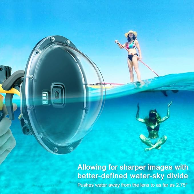 Dome Port for GoPro Hero 8 Black, Dome Port Lens - Image 5