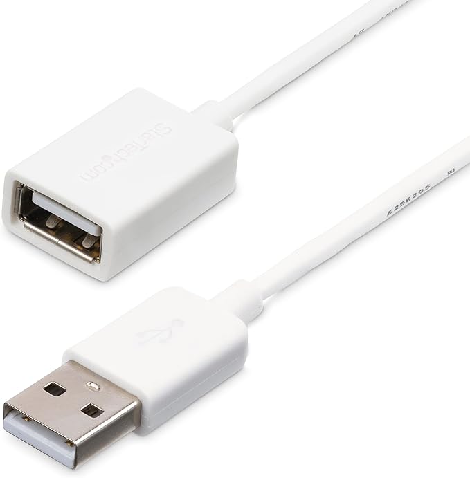 StarTech.com 3m White USB 2.0 Extension Cable Cord by StarTech
