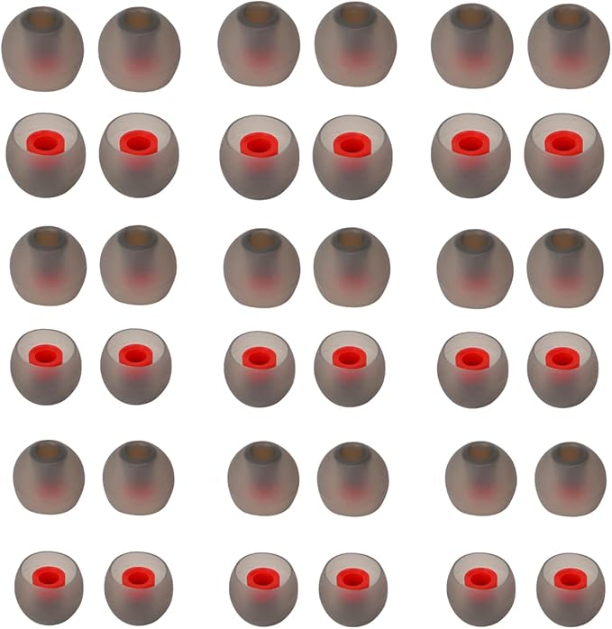 Earbud Tips Soft and Comfortable Silicone Ear Bud Replacement Pieces Fit Most - Image 7