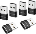USB to USB C Adapter 6 packs for iPhone Fast Charging, Transfer and Type C OTG by Unknown