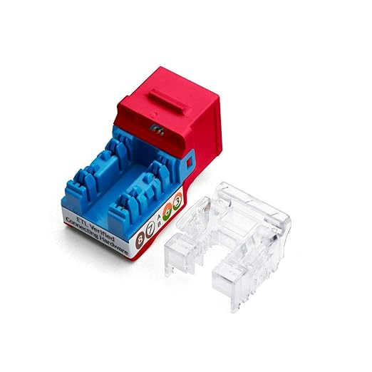 trueCABLE Cat5e Keystone Jack, Unshielded, 90 Degree Punch-Down, PoE++ 100W - Image 2