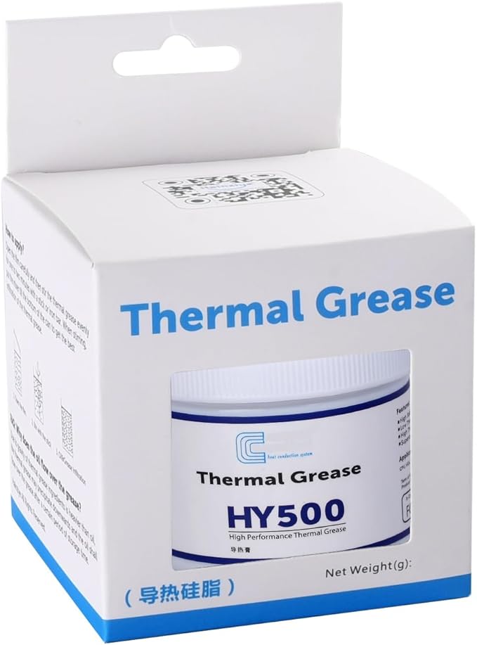 HY500-200g CPU Thermal Heatsink Grease Paste Compound Thermal Conductivity: by MoneyQiu