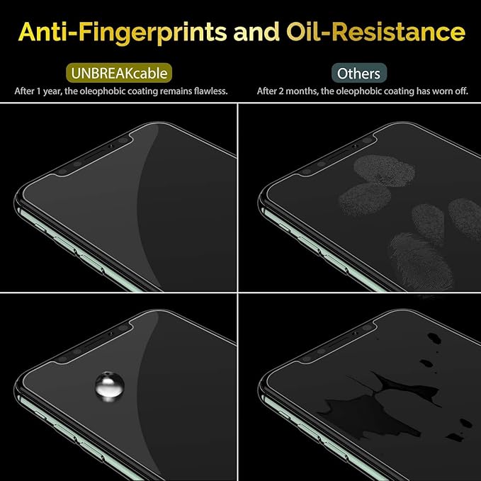 UNBREAKcable iPhone 11 Pro Screen Protector, 2.5D Double Defense Series Premium - Image 8