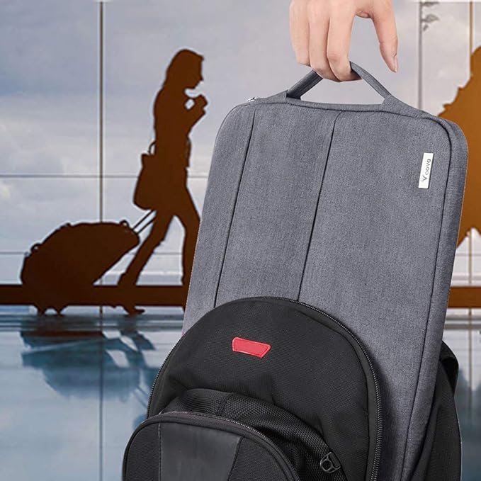 Voova Laptop Sleeve Carrying Case 15.6 16 Inch, Slim Computer Cover Bag - Image 6